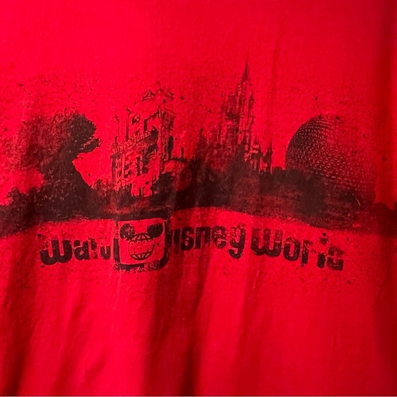 Disney Parks Walt Disney World Red T-Shirt Men’s Large Graphic Tee - Picture 2 of 8
